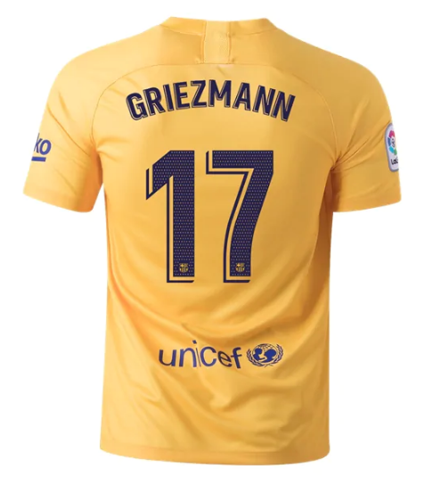 Barcelona Fourth Soccer Jersey Shirt Antoine Griezmann #17 2019/20